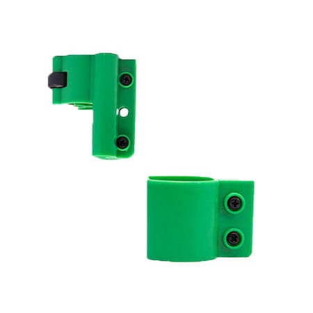 Flowzone Top & Bottom Wand Holster Assembly (Green) FZRABH